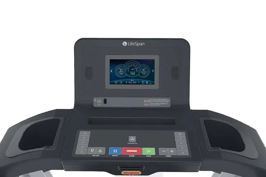 LifeSpan TR4000i Folding Treadmill, Non-slip yoga mat, Weightlifting Accessories