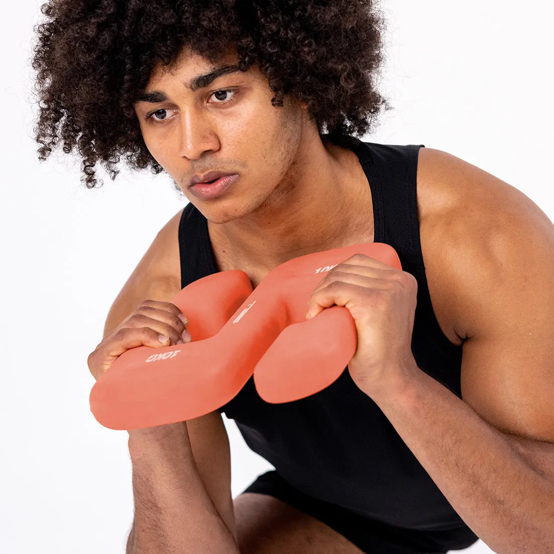 SBELL Papaya 10kg, Pump Sets,Studio Barbells, Yoga bolster pillow