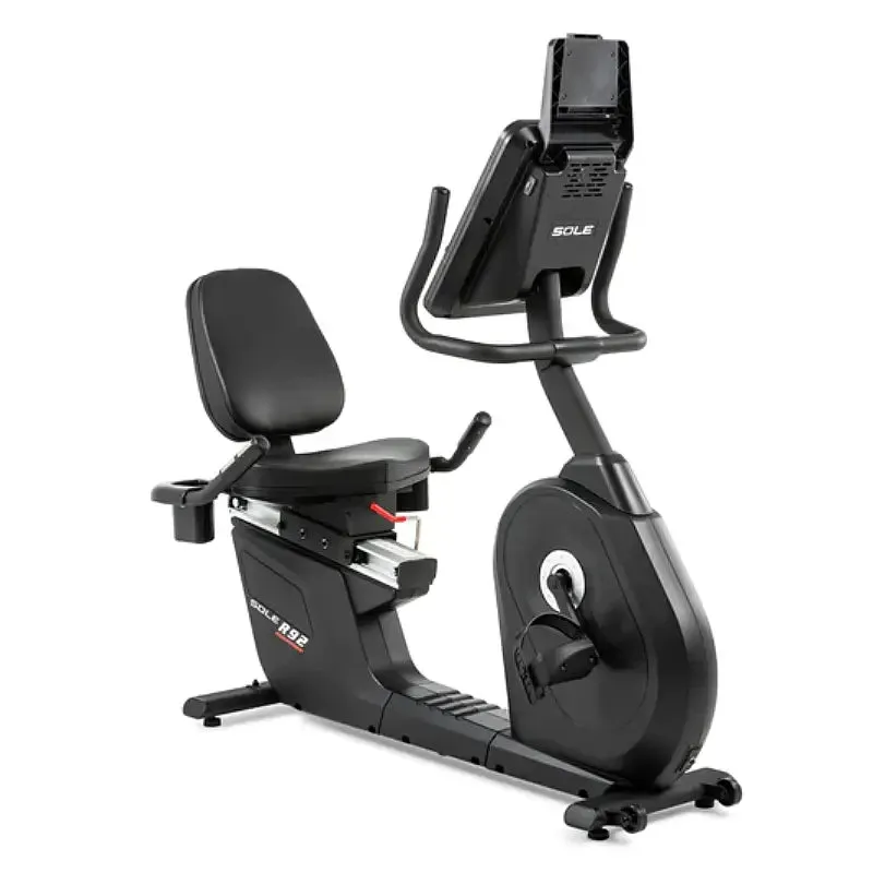 SOLE R92 Recumbent Bike - 2024, Pump Sets,Studio Barbells, Theragun Prime