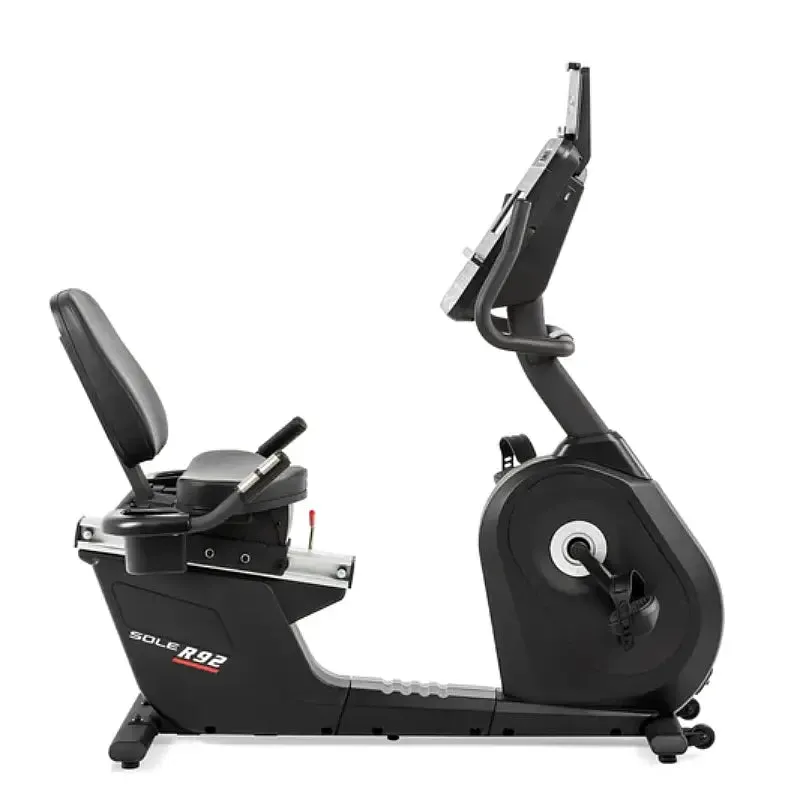 SOLE R92 Recumbent Bike - 2024, Wearable Weight, Clearance exercise machines, Bamboo foam roller