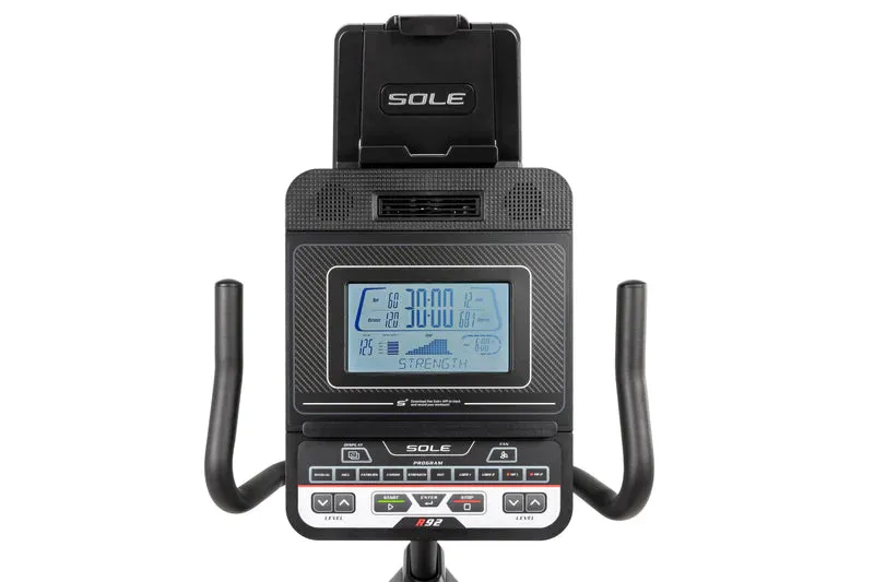 SOLE R92 Recumbent Bike - 2024, Collars