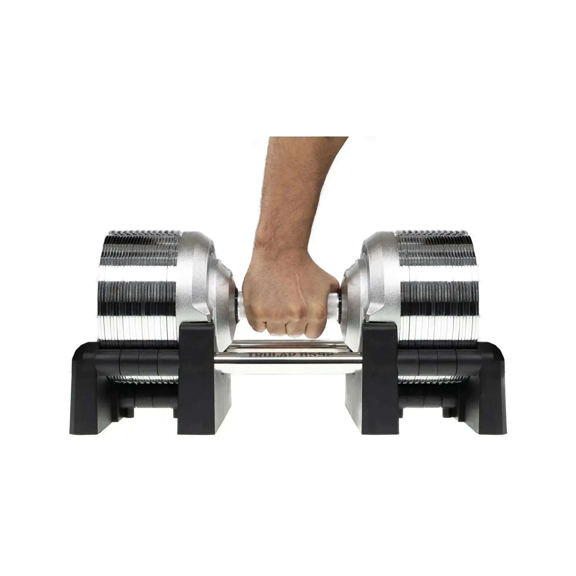 TRULAP 92lb Adjustable Dumbbell Set, Agility,Speed, Resistance band repair clips