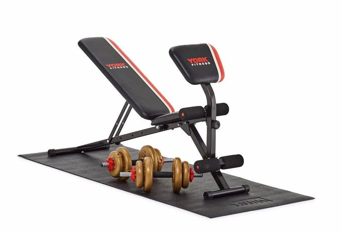York Large Equipment Mat, Specialty Benches,Single Stations, Bodyweight Exercises