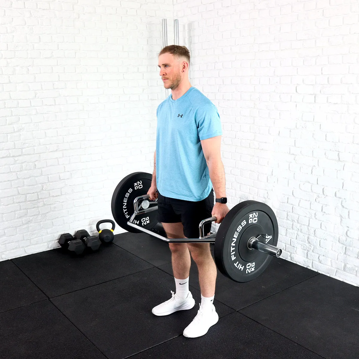Deadlift Weight Set & Hex Trap Bar | Bundle, Studio Dumbbells, Foam roller high density, Sit Ups,Push Ups