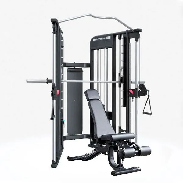ELEMENT FITNESS NEUTRON FTS SMITH / ELEMENT THORIUM FID BENCH COMBO, Rollable Sled Track