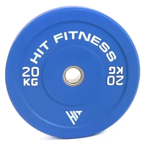 New Favorites Hit Fitness 20kg Commercial Coloured Rubber Bumper Plate Just for You, Kettlebell set, Battle Ropes, Posture corrector