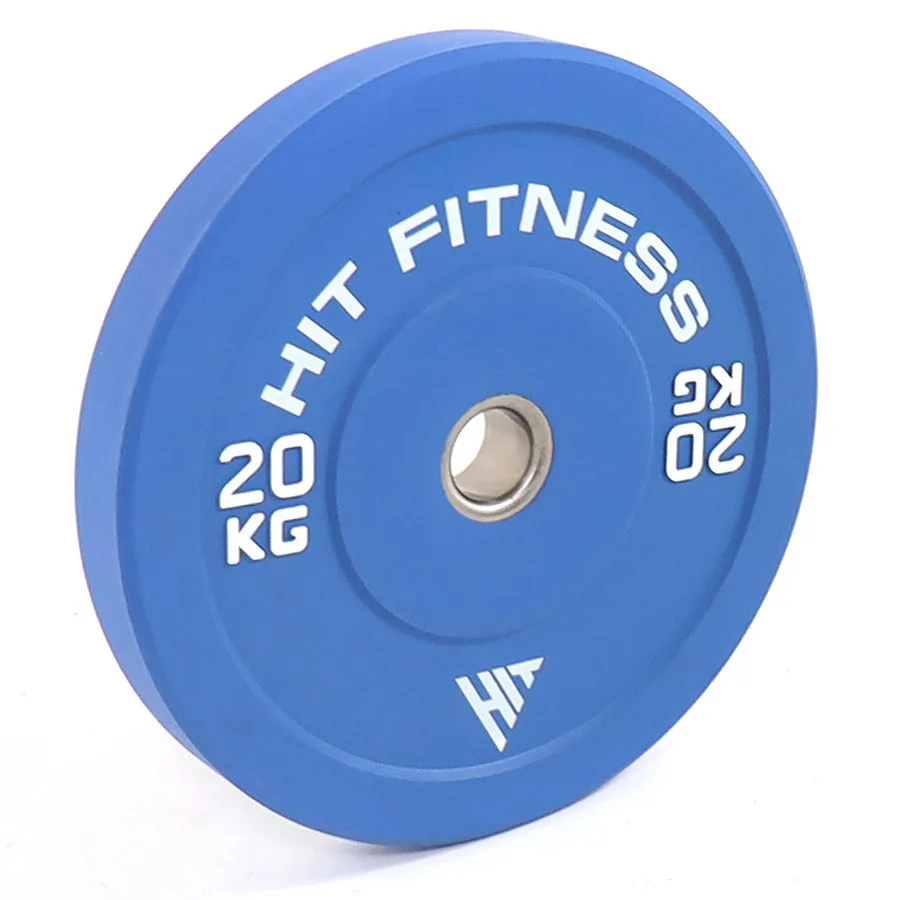 Hit Fitness 20kg Commercial Coloured Rubber Bumper Plate, Jump rope weighted