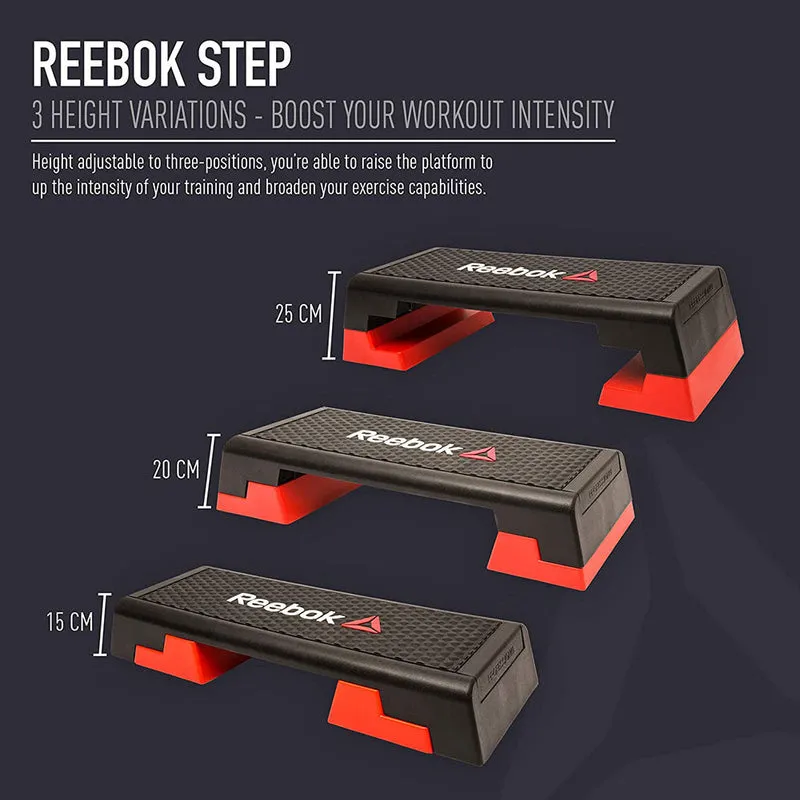 Hit Fitness 20kg Pump Set & Reebok Step, Lifting straps for gym, Weight Plates