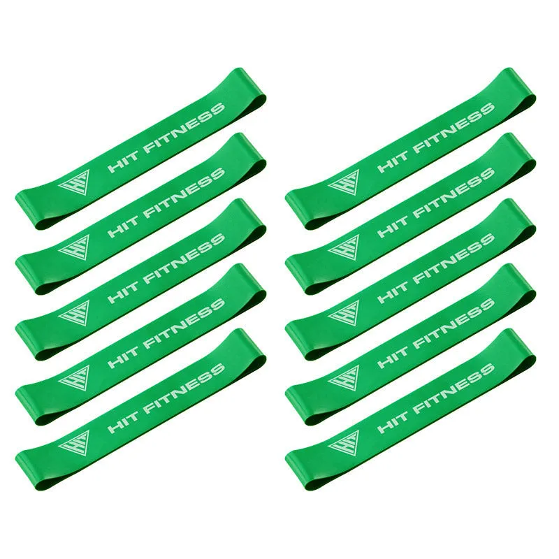 New Favorites Hit Fitness Resistance Band 0.7mm (Medium) | Pack of 10 Todays Pick, Air Bikes