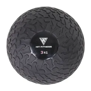 New Favorites Hit Fitness Slam Ball With Grips | 3kg Ready to Ship, Fitness Testing, Parallettes, Weightlifting chalk