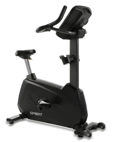 Spirit CU900-ENT Upright Bike TFT WiFi and BT (Graphite Grey), Cross trainer elliptical