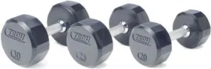 New Favorites TROY - 12-Sided Rubber Encased Dumbbells Everyones Talking, Flooring, Black Friday fitness deals
