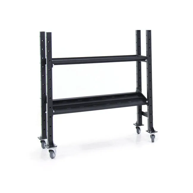 New Favorites XM Fitness 2 Tier Kettlebell/Dumbbell Storage Rack Editor-Loved, Steps,Decks, Barbell Rack, Cable machine attachments