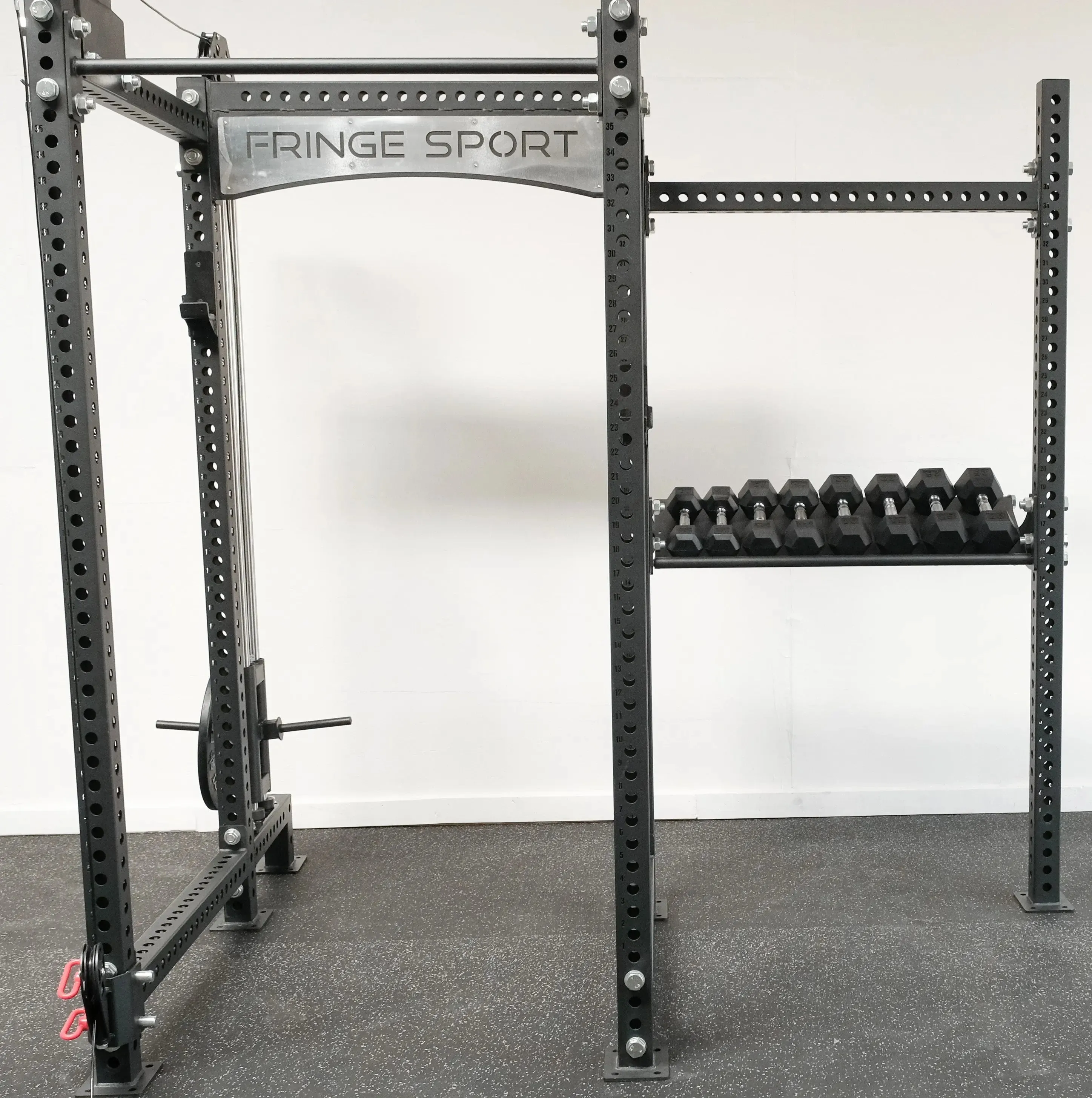 Fringe Sport 3x3 Sturdy Side Storage, Plates, Anti-blister socks, Creatine monohydrate