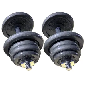 Newly Launched Hit Fitness Hammertone Dumbbell Kit | 50kg Popular Choice, Resistance bands set, Pilates ring circle