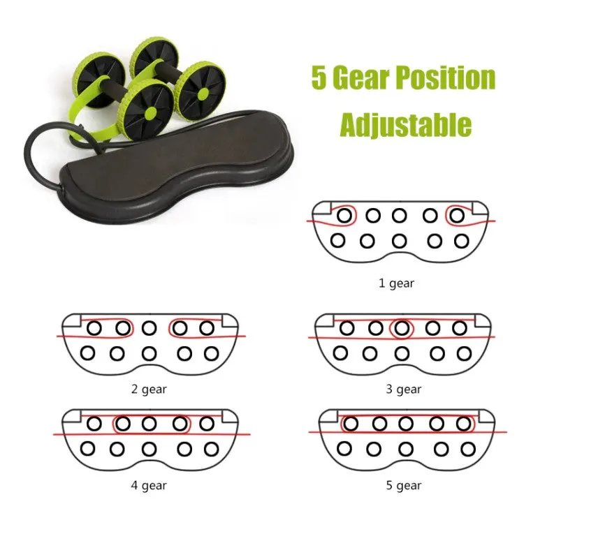 Home Gym AB Wheel, Knee brace for running, Calorie burn tracker, Air Resistance Bikes