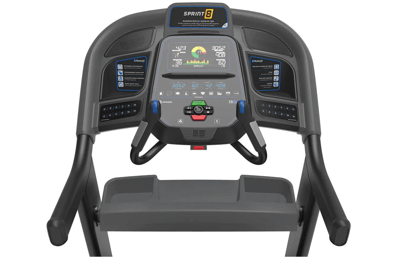 Horizon 7.8 AT Treadmill, Portable pull up station