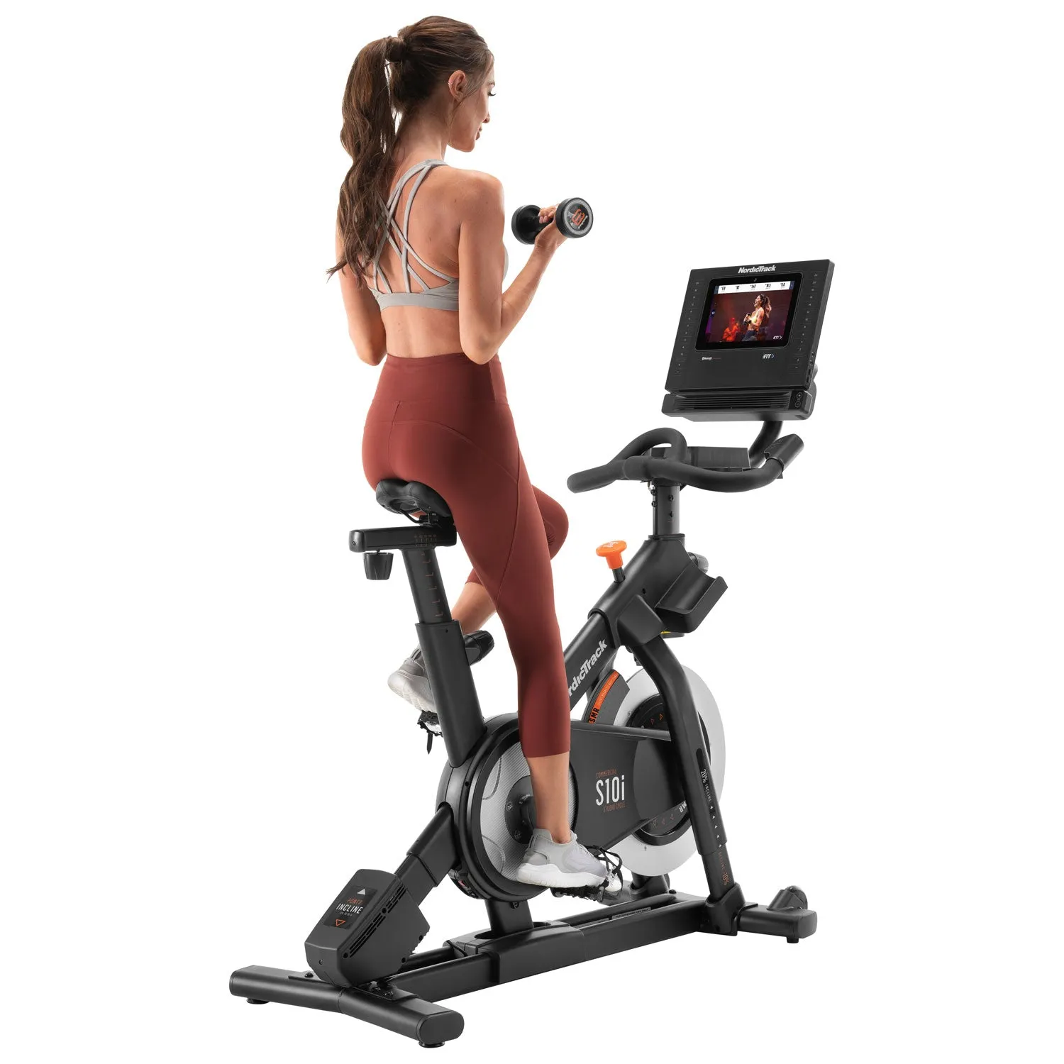 NordicTrack - S10i Studio Cycle Exercise Bike, Metal Weights