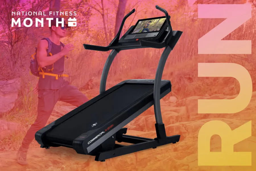 NordicTrack X22i Commercial Treadmill, Medicine Balls,Slam Balls, Yoga Bolster
