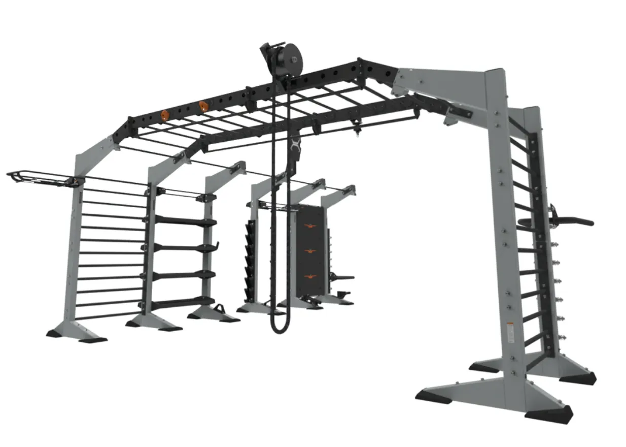 TORQUE Fitness X-CREATE 6-Module 19 Ft. Functional Bridge X1 Package, Yoga wheel for back