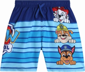 Nickelodeon Boys Swim Trunks - Paw Patrol Chase Marshall Rubble TMNT UPF 50  Boys Swim Shorts for Toddler and Little Boy