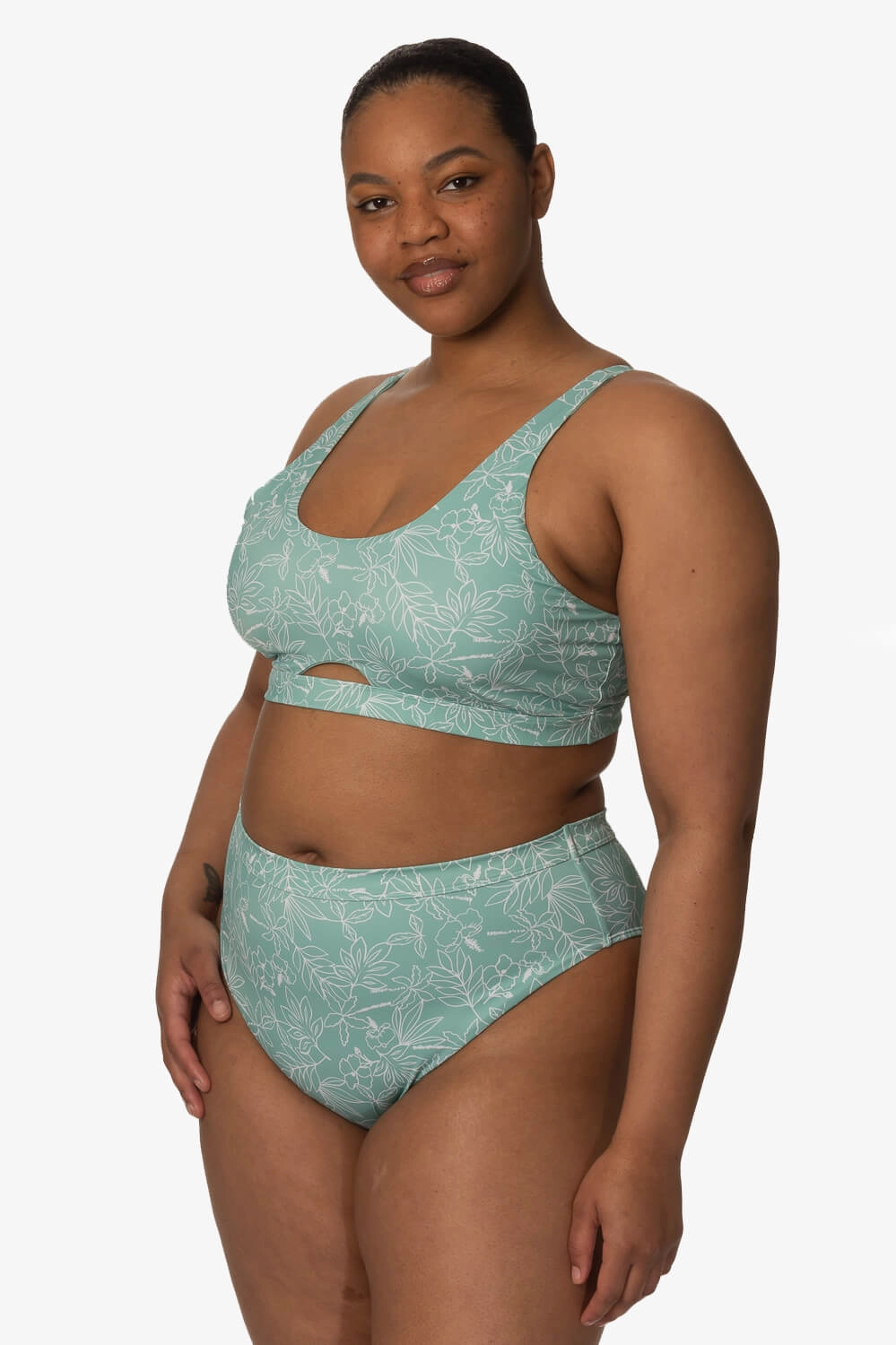 Nora Bikini Bottom - Del Mar