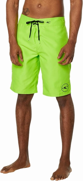 O'NEILL Men's 21 Inch Solid Boardshorts-Water Resistant Swim Trunks for Men with Quick Dry Stretch Fabric and Pockets