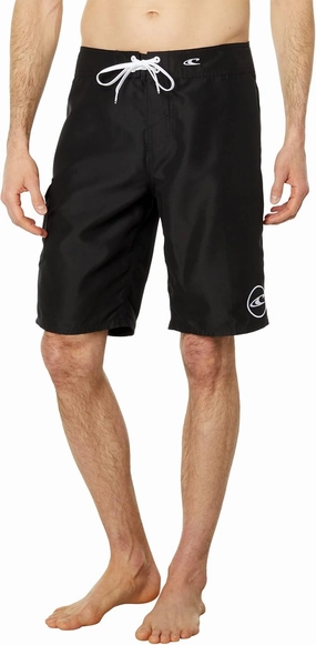 O'NEILL Men's 21 Inch Solid Boardshorts-Water Resistant Swim Trunks for Men with Quick Dry Stretch Fabric and Pockets