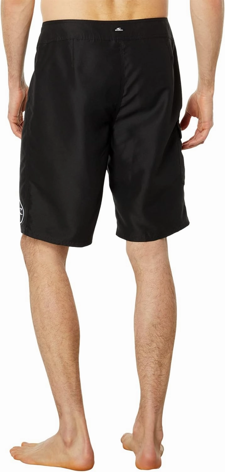 O'NEILL Men's 21 Inch Solid Boardshorts-Water Resistant Swim Trunks for Men with Quick Dry Stretch Fabric and Pockets