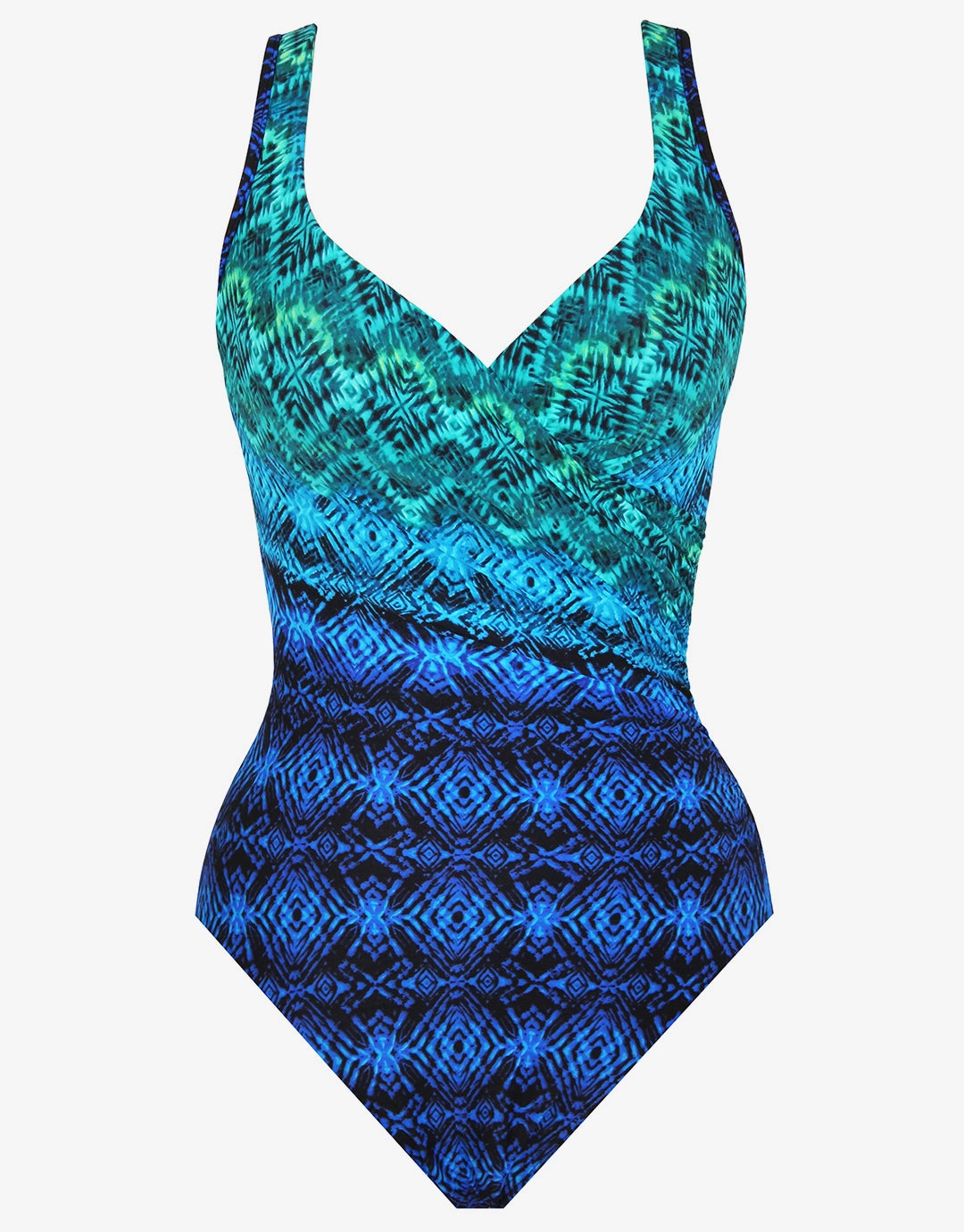 Ocean Ombre Its A Wrap Swimsuit - Blue
