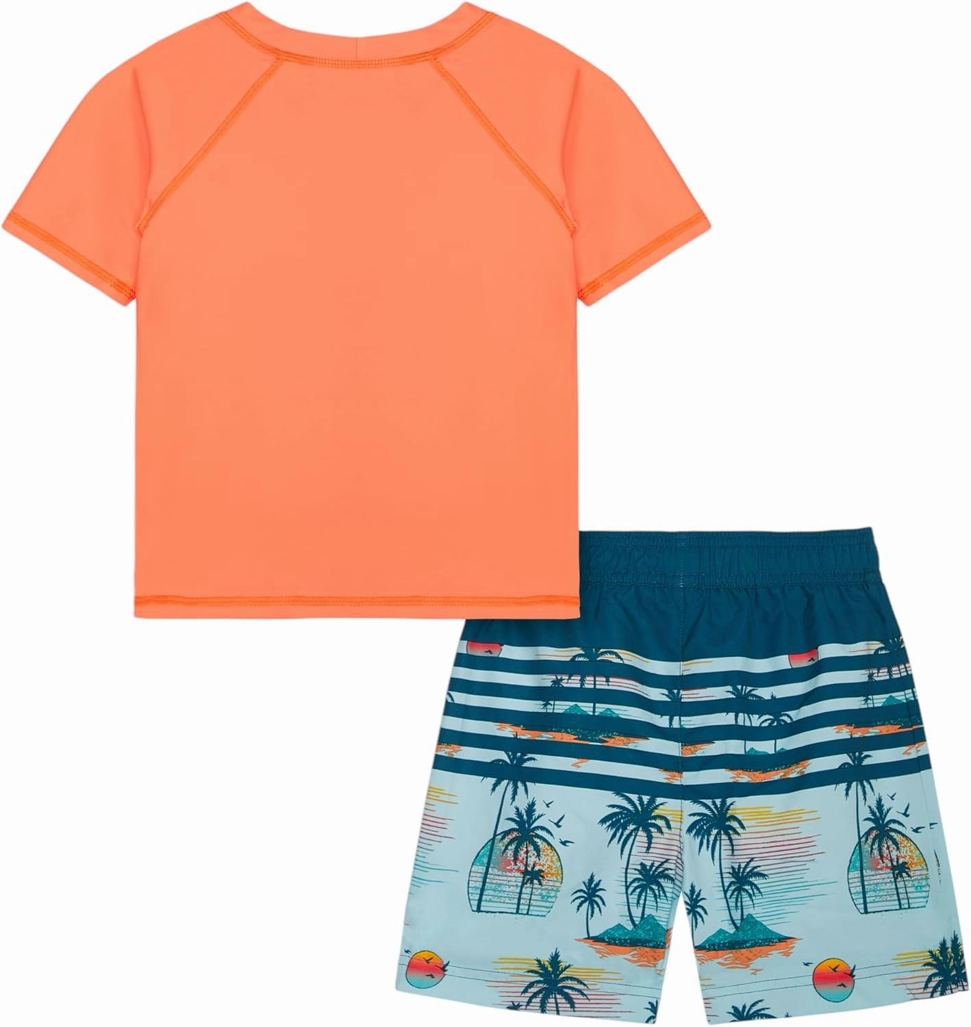 Ocean Pacific Boys' Rashguard and Trunks Swimsuit Set