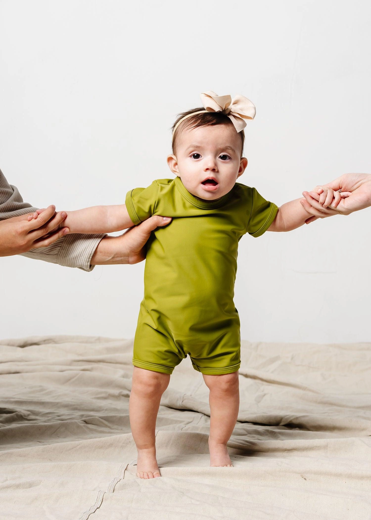 Olive Green | Baby Shorties Rashguard (Unisex)