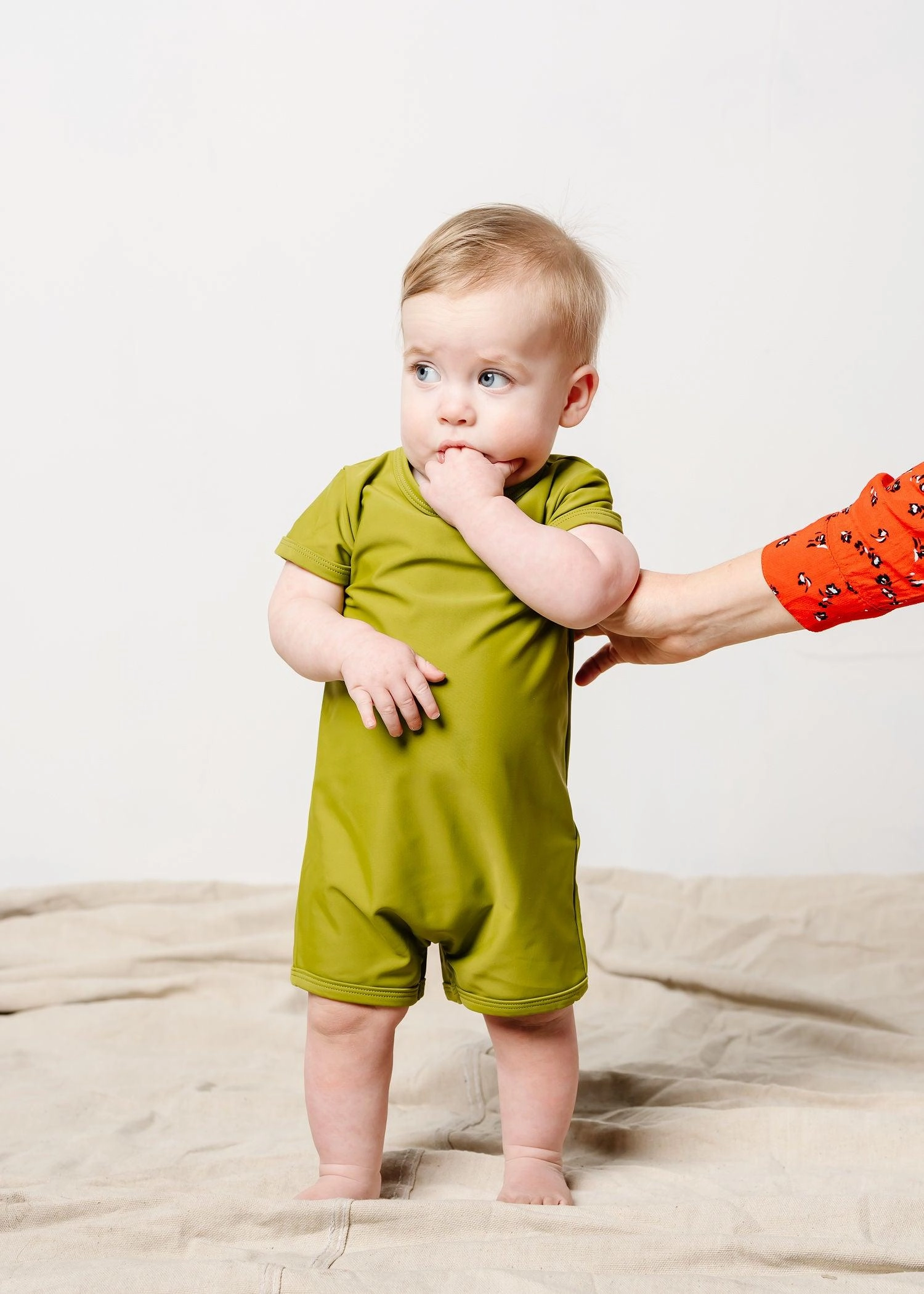 Olive Green | Baby Shorties Rashguard (Unisex)