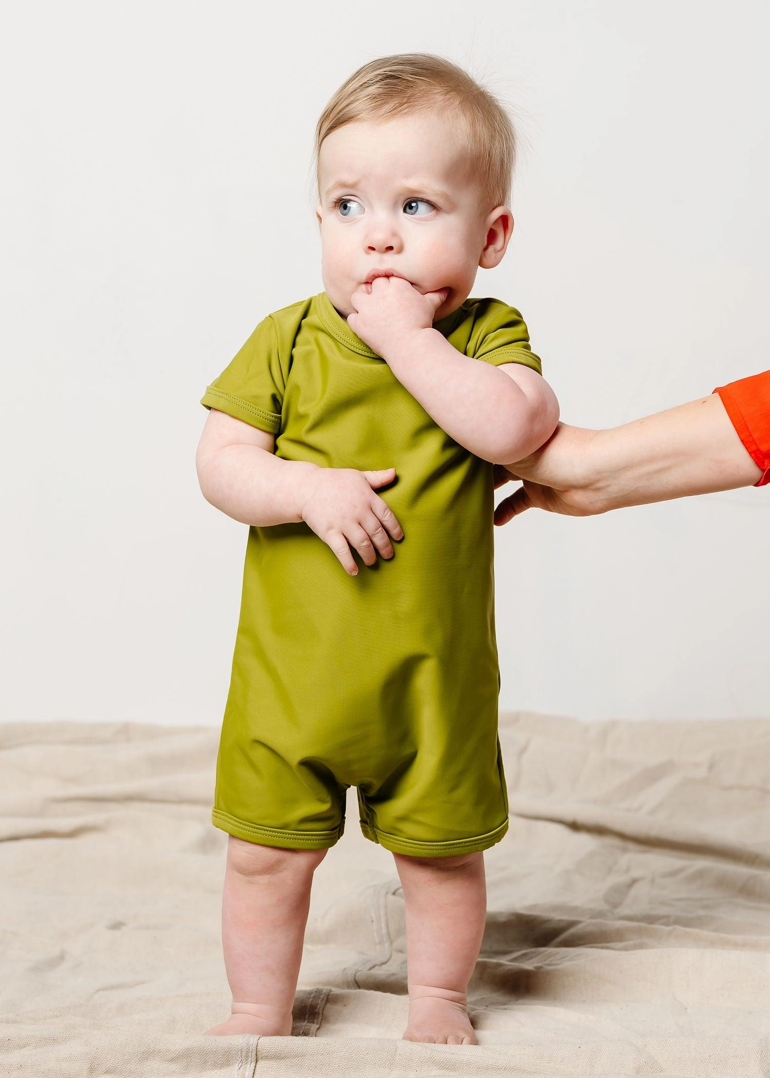 Olive Green | Baby Shorties Rashguard (Unisex)