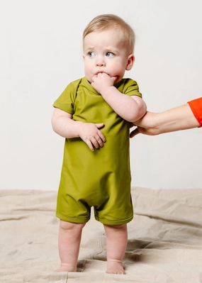 Olive Green | Baby Shorties Rashguard (Unisex)