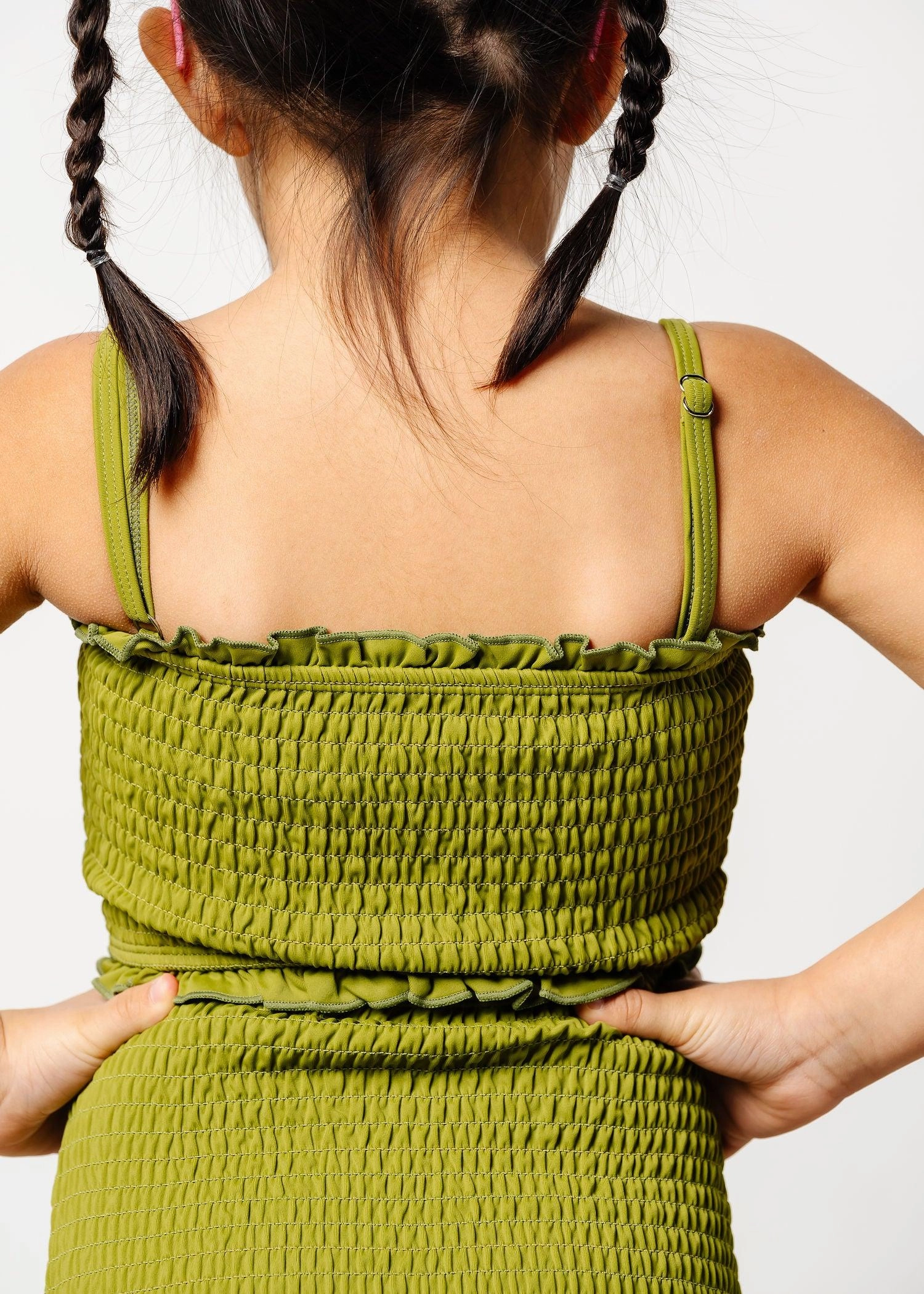 Olive Green | Mini Bandeau Top