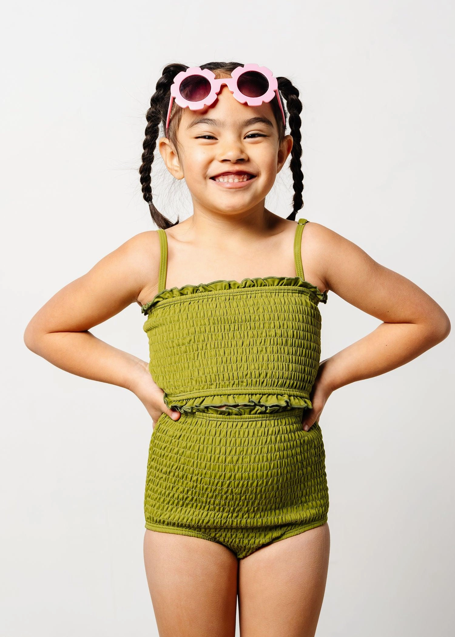 Olive Green | Mini Bandeau Top