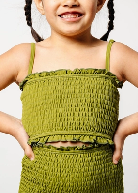 Olive Green | Mini Bandeau Top