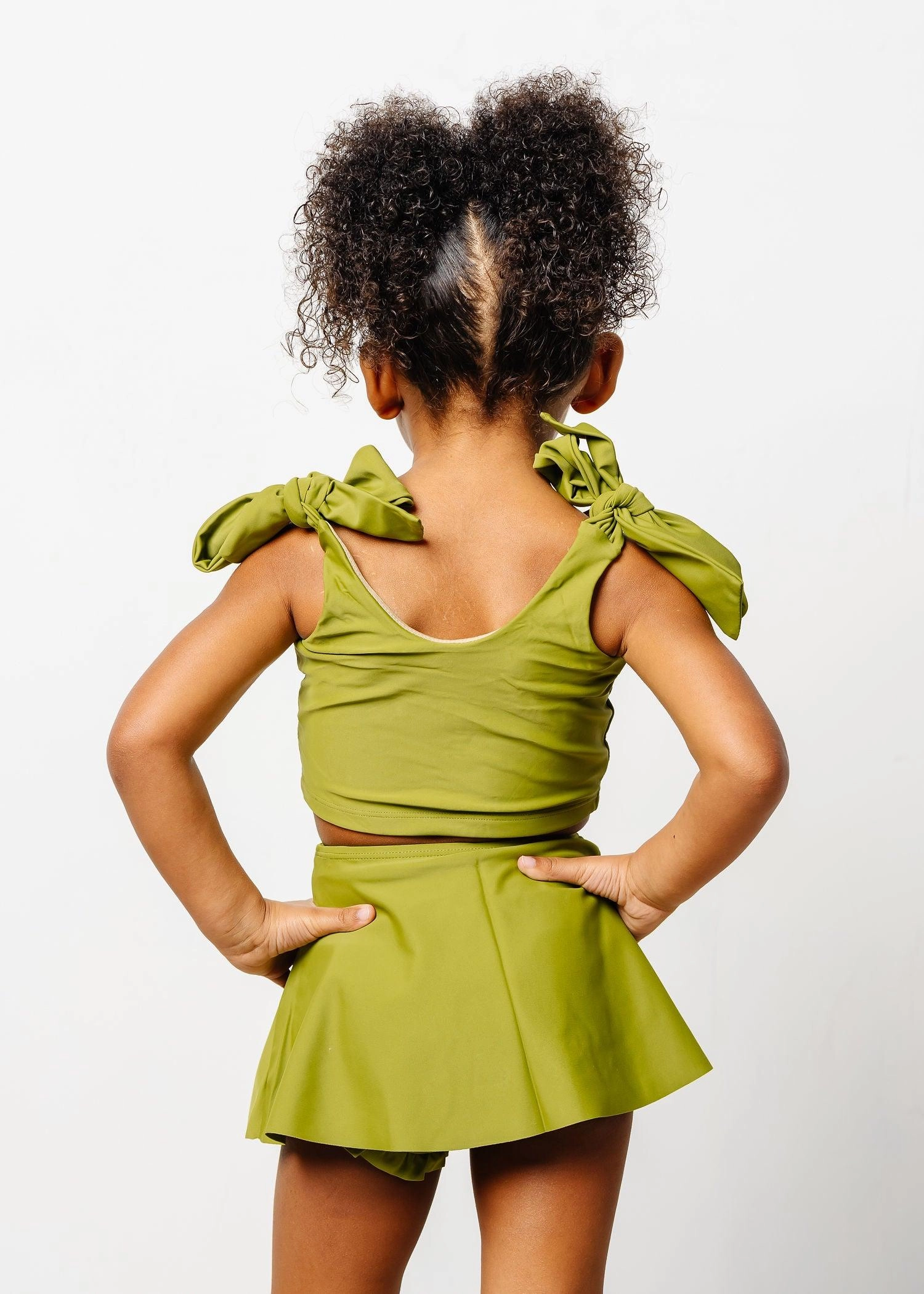 Olive Green | Mini Knot Top