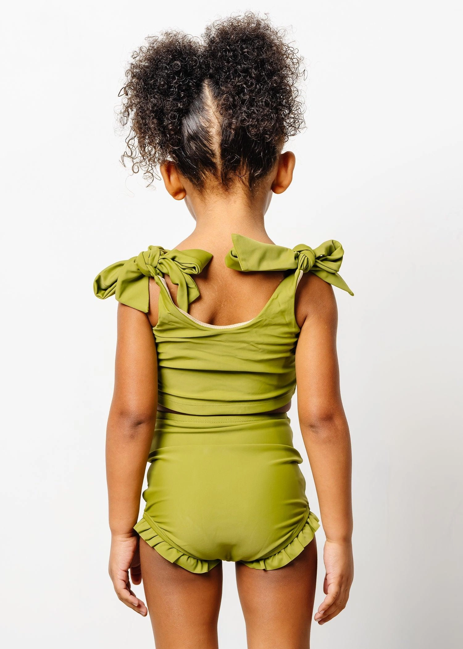 Olive Green | Mini Knot Top