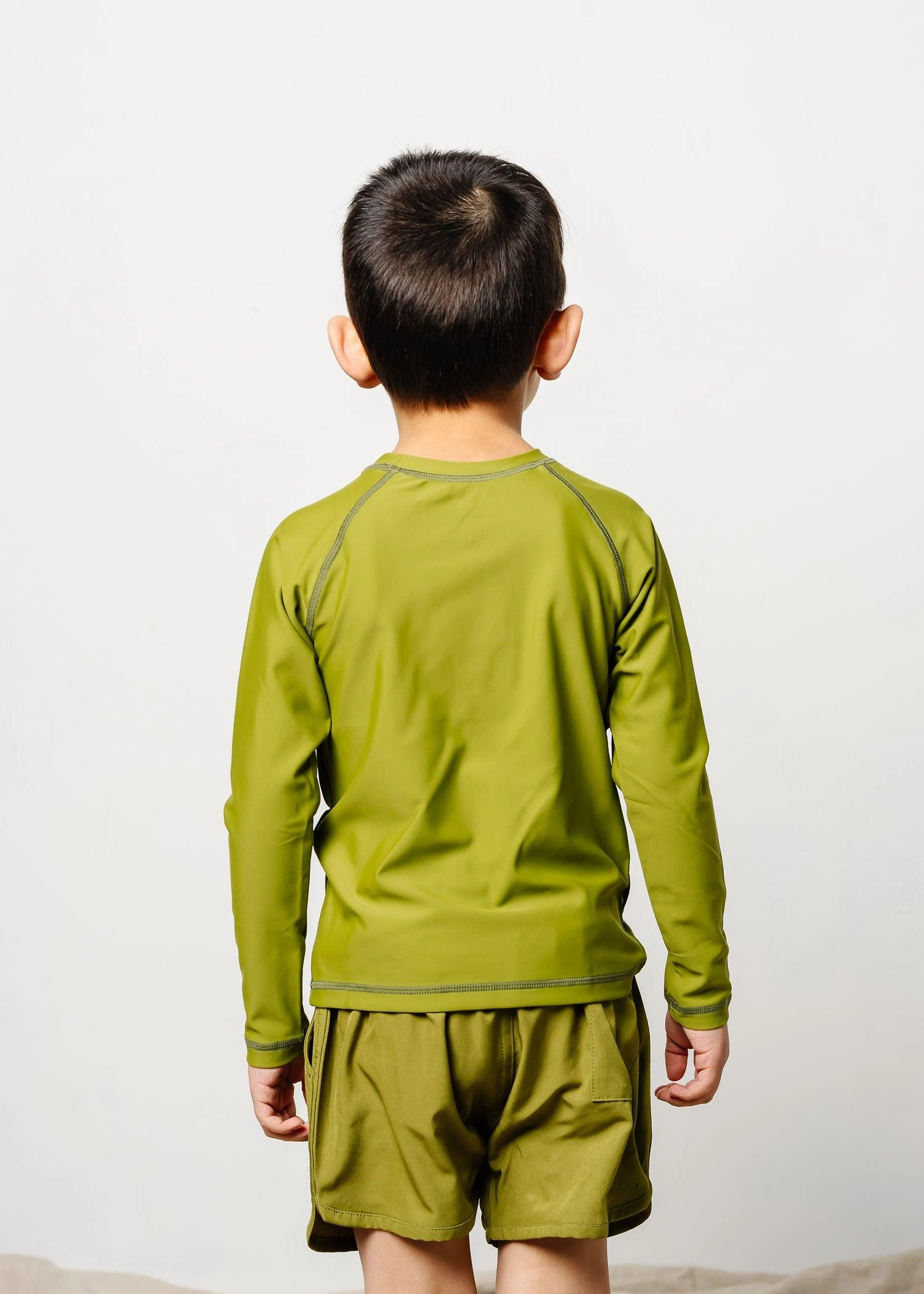 Olive Green | Mini Rashguard Top (Unisex)