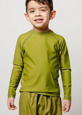 Olive Green | Mini Rashguard Top (Unisex)