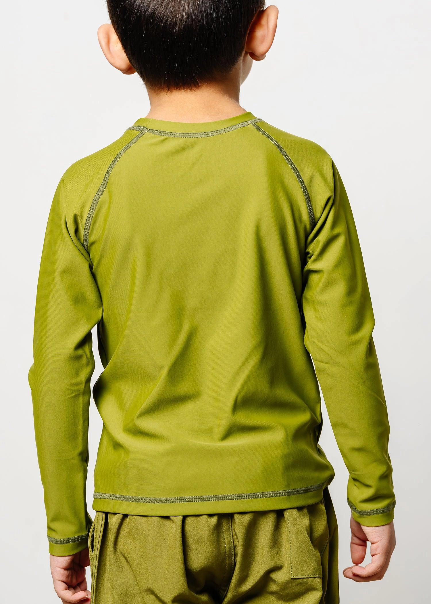 Olive Green | Mini Rashguard Top (Unisex)
