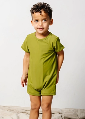 Olive Green | Mini Shorties Rashguard (Unisex)