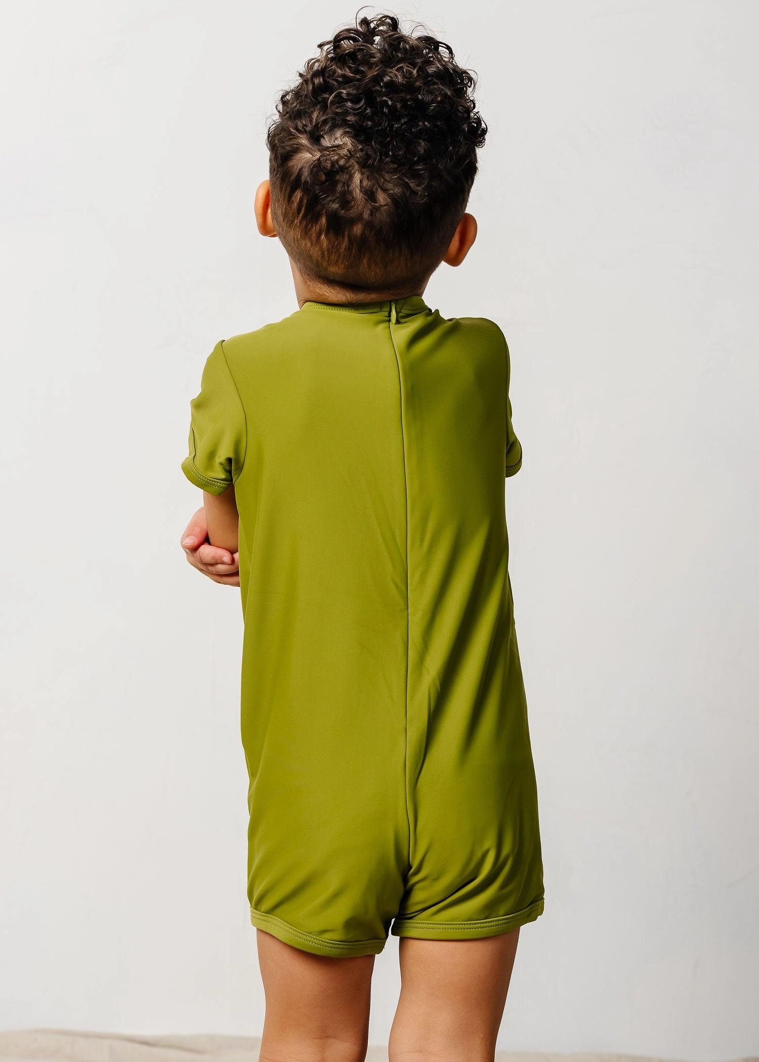 Olive Green | Mini Shorties Rashguard (Unisex)