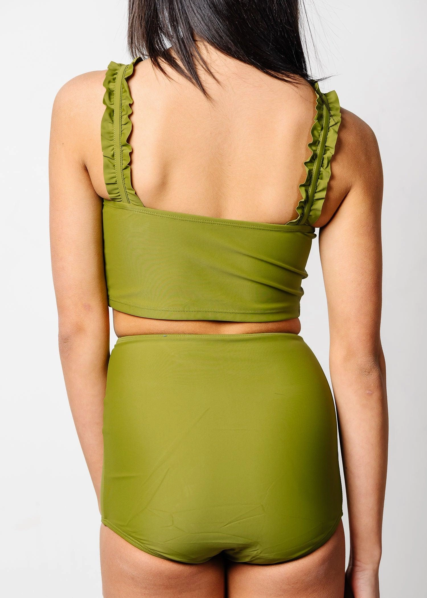 Olive Green | Youth Bow Bottoms