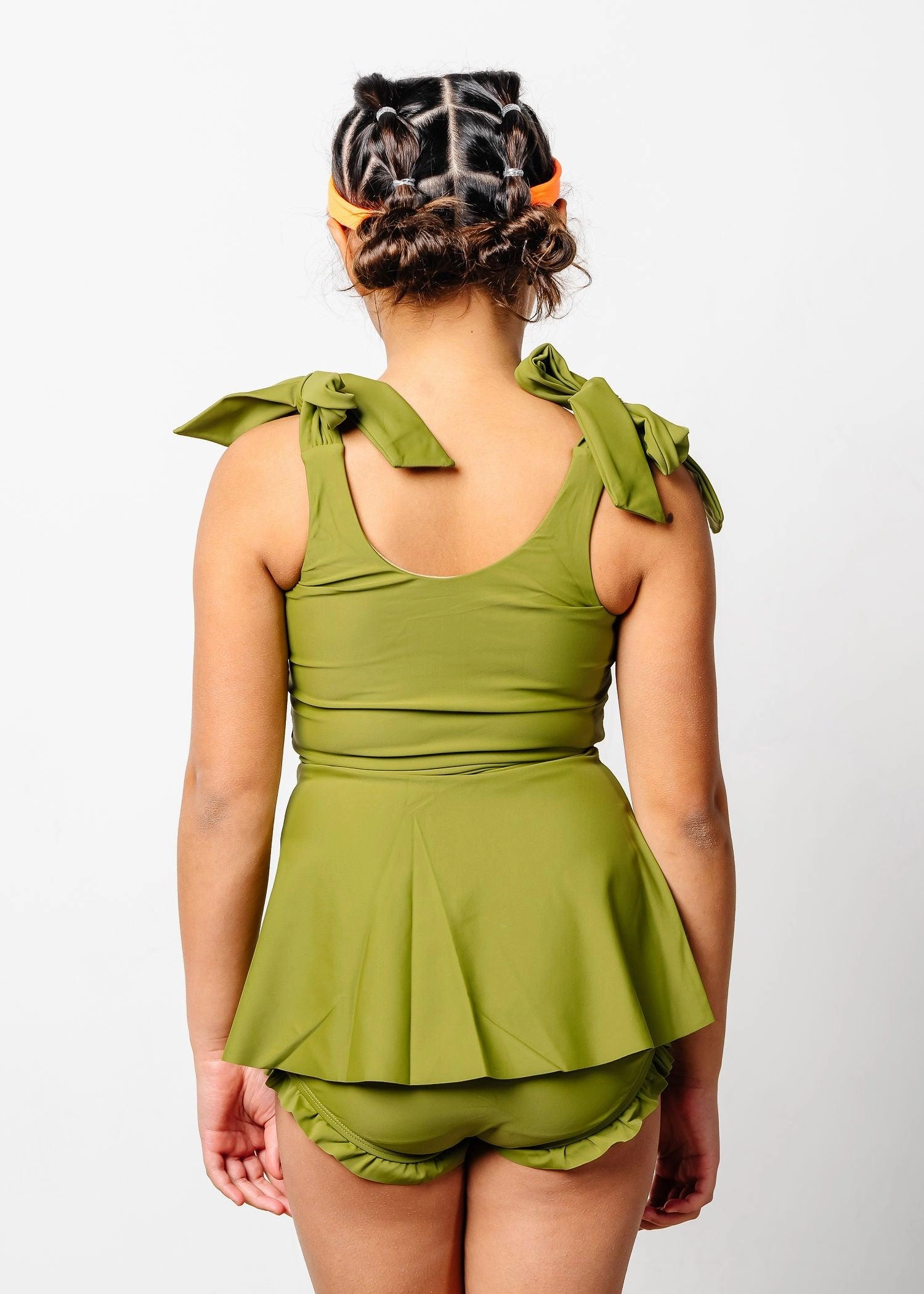 Olive Green | Youth Detached Short Skirt