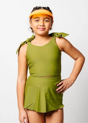 Olive Green | Youth Detached Short Skirt