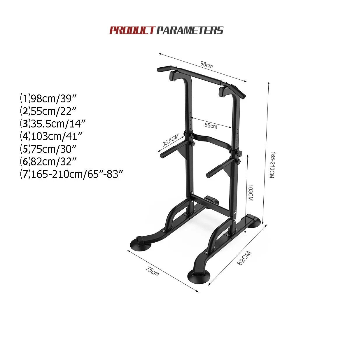 Adjustable Height Pull-Up/Push-Up Bars, Compression leggings