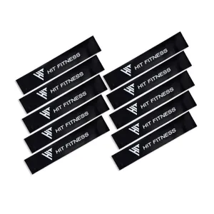 Only a Few Left Hit Fitness Resistance Band 1.1mm (Extra Heavy) | Pack of 10 This Just In, Jump Ropes, Gym bag with shoe compartment